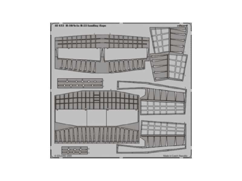 Il-10/ Avia B-33 landing flaps 1/48 - Special Hobby - blaszki - zdjęcie 1 Il-10/ Avia B-33 landing flaps 1/48 - Special Hobby - blaszki - zdjęcie 1