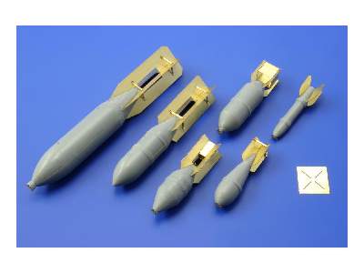  Il-2 armament and bomb tails 1/32 - Hobby Boss - blaszki - zdjęcie 4