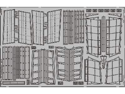  Il-2 landing flaps 1/32 - Hobby Boss - blaszki - zdjęcie 2