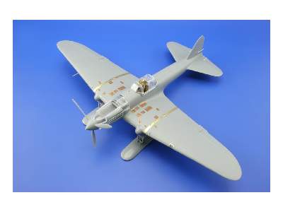  Il-2 single seater Ski exterior 1/32 - Hobby Boss - blaszki - zdjęcie 4