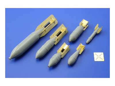  Il-2m armament and bomb tails 1/32 - Hobby Boss - blaszki - zdjęcie 4