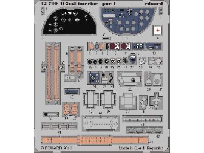  Il-2m3 interior S. A. 1/32 - Hobby Boss - blaszki - zdjęcie 1