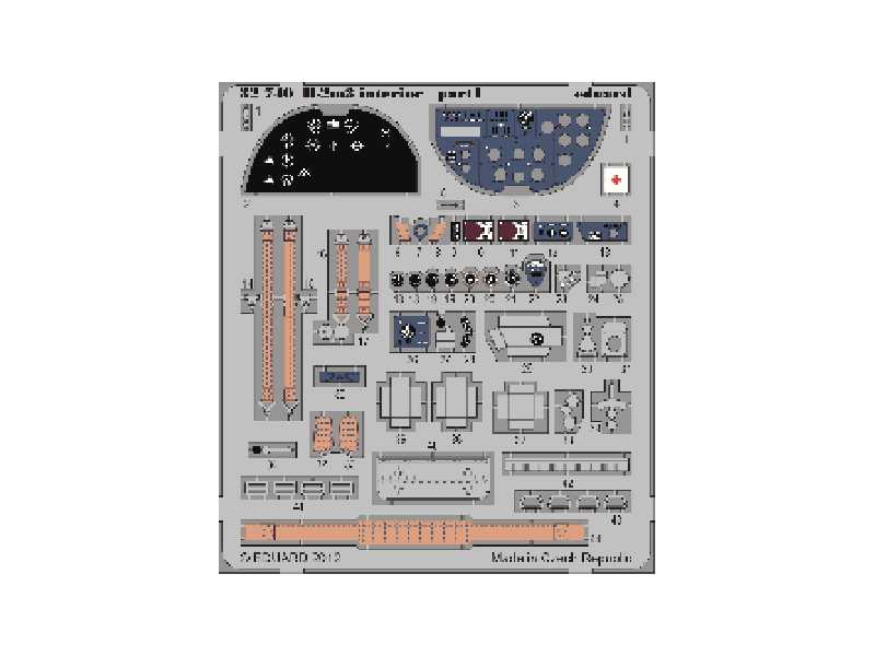 Il-2m3 interior S. A. 1/32 - Hobby Boss - blaszki - zdjęcie 1 Il-2m3 interior S. A. 1/32 - Hobby Boss - blaszki - zdjęcie 1