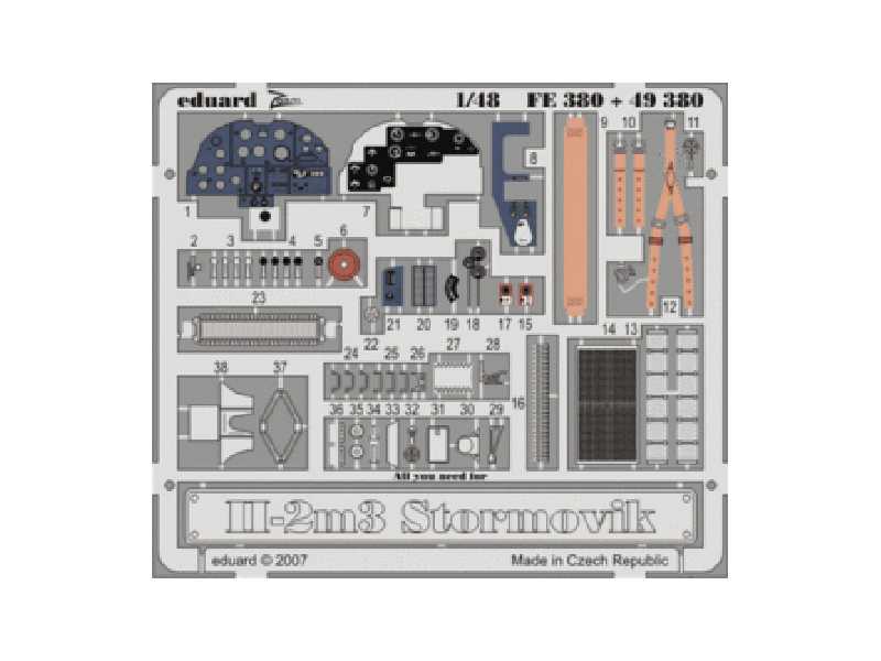 Il-2m3 Stormovik S. A. 1/48 - Accurate Miniatures - blaszki - zdjęcie 1 Il-2m3 Stormovik S. A. 1/48 - Accurate Miniatures - blaszki - zdjęcie 1