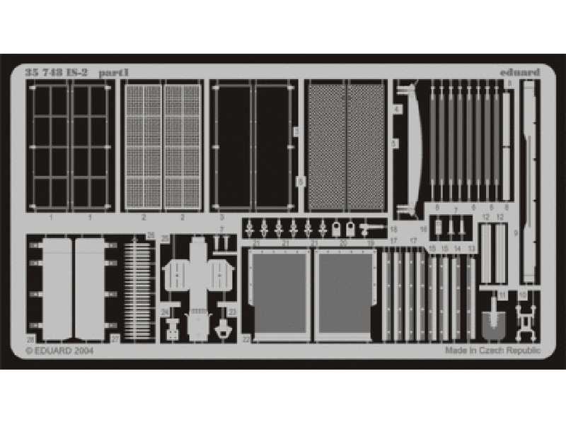  IS-2 1/35 - Italeri - blaszki - zdjęcie 1