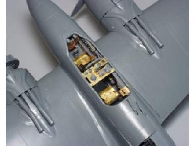  J1N Gekko type 11 1/48 - Tamiya - blaszki - zdjęcie 4