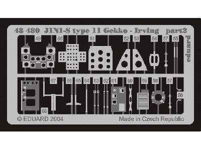  J1N1-S Gekko type 11 1/48 - Tamiya - blaszki - zdjęcie 3