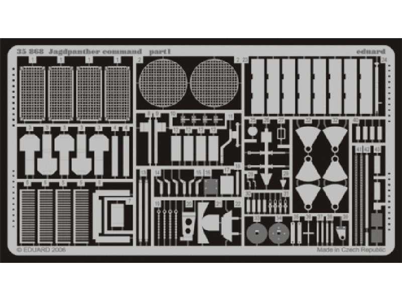  Jagdpanther command 1/35 - Dragon - blaszki - zdjęcie 1
