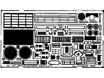  Jagdpanther Sd. Kfz.173 1/35 - Italeri - blaszki - zdjęcie 1