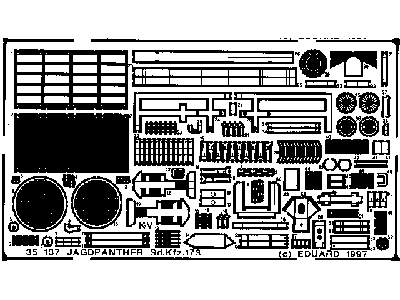  Jagdpanther Sd. Kfz.173 1/35 - Italeri - blaszki - zdjęcie 2
