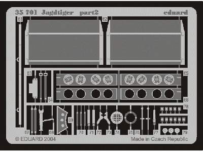  Jagdtiger 1/35 - Dragon - blaszki - zdjęcie 3