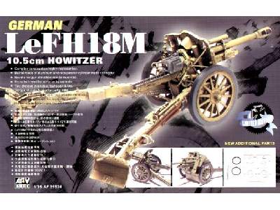 Niemiecka haubica LeFH18M 10.4cm - zdjęcie 1