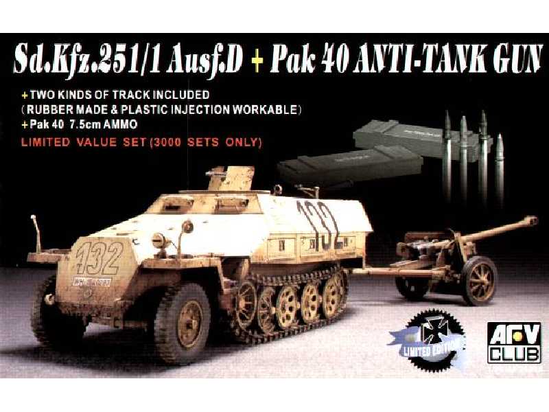 Sd.Kfz.251/1 Ausf.D z PaK 40 - zdjęcie 1 Sd.Kfz.251/1 Ausf.D z PaK 40 - zdjęcie 1