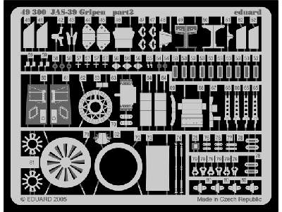  JAS-39 Gripen 1/48 - Italeri - blaszki - zdjęcie 4