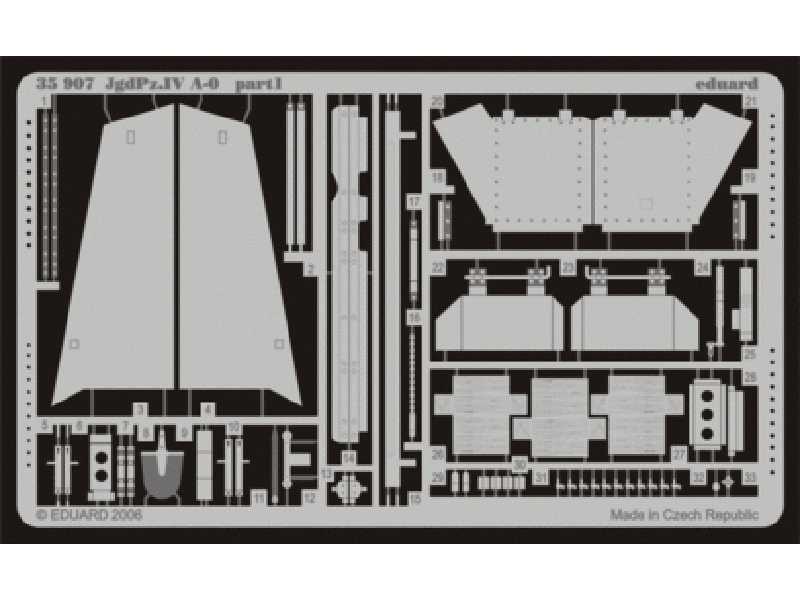  JgdPz. IV A-0 1/35 - Dragon - blaszki - zdjęcie 1