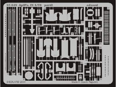  JgdPz. IV L/70 1/35 - Italeri - blaszki - zdjęcie 3