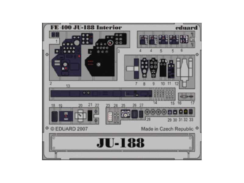 Ju 188E interior S. A. 1/48 - Dragon - blaszki - zdjęcie 1 Ju 188E interior S. A. 1/48 - Dragon - blaszki - zdjęcie 1