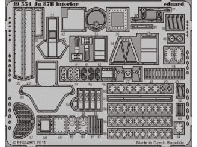  Ju 87B interior S. A. 1/48 - Italeri - blaszki - zdjęcie 1