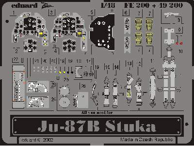  Ju 87B Stuka 1/48 - Hasegawa - blaszki - zdjęcie 2