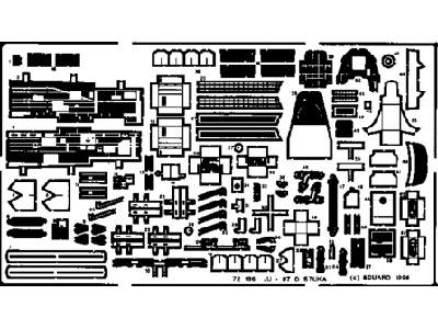  Ju 87D Stuka 1/72 - Fujimi - blaszki - zdjęcie 1