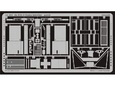  Ju 87G-2 Stuka interior 1/32 - Hasegawa - blaszki - zdjęcie 3