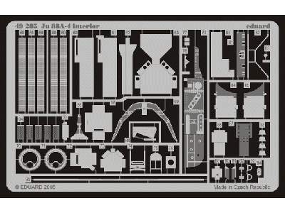  Ju 88A-4 interior 1/48 - Dragon - blaszki - zdjęcie 4