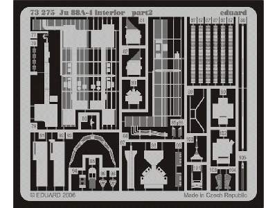  Ju 88A-4 interior 1/72 - Hasegawa - blaszki - zdjęcie 4