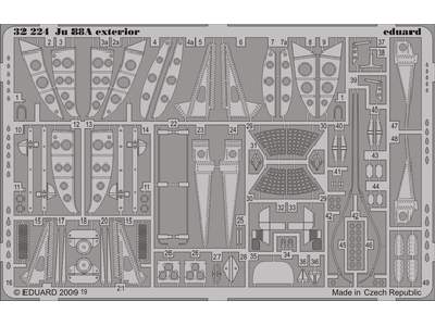  Ju 88A exterior 1/32 - Revell - blaszki - zdjęcie 1