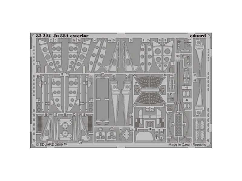 Ju 88A exterior 1/32 - Revell - blaszki - zdjęcie 1 Ju 88A exterior 1/32 - Revell - blaszki - zdjęcie 1