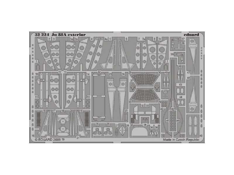  Ju 88A exterior 1/32 - Revell - blaszki - zdjęcie 1