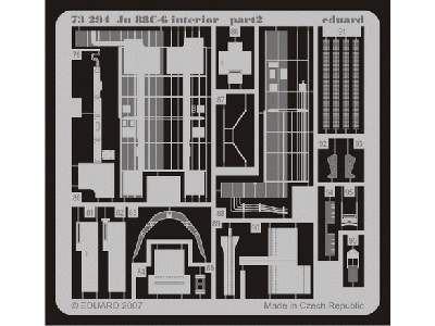  Ju 88C-6 interior S. A. 1/72 - Hasegawa - blaszki - zdjęcie 4