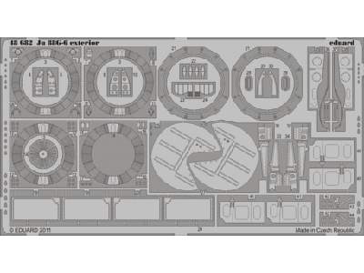  Ju 88G-6 exterior 1/48 - Dragon - blaszki - zdjęcie 1