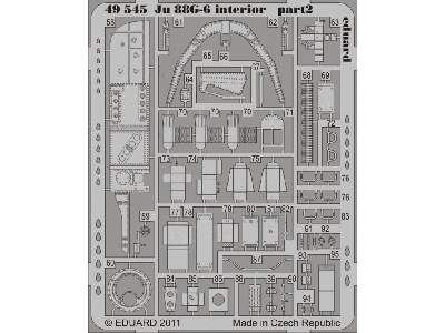  Ju 88G-6 interior S. A. 1/48 - Dragon - blaszki - zdjęcie 4