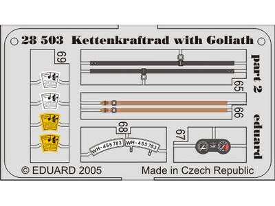  Kettenkraftrad with Goliath 1/48 - Tamiya - blaszki - zdjęcie 3