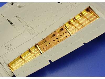  Ki-84 Hayate landing flaps 1/48 - Hasegawa - blaszki - zdjęcie 3