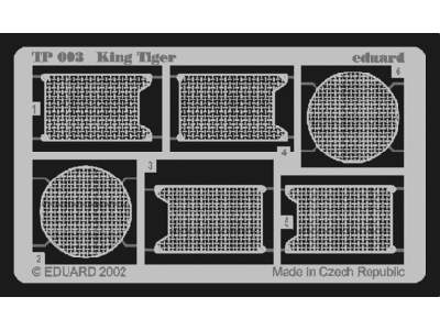  King Tiger 1/35 - Tamiya - blaszki - zdjęcie 1