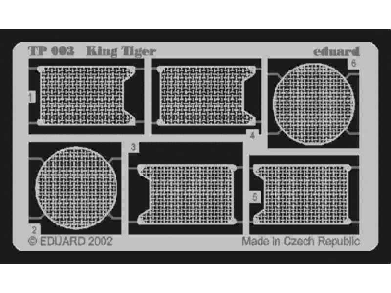  King Tiger 1/35 - Tamiya - blaszki - zdjęcie 1