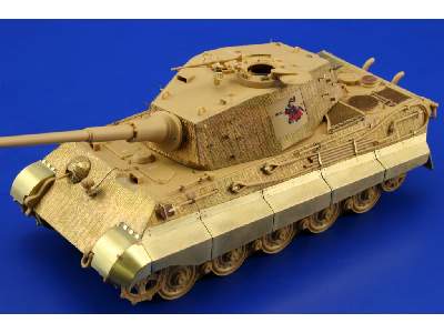  King Tiger fenders 1/48 - Tamiya - blaszki - zdjęcie 4