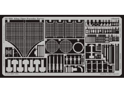  King Tiger Porsche 1/35 - Dragon - blaszki - zdjęcie 1