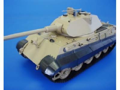  King Tiger Porsche 1/35 - Tamiya - blaszki - zdjęcie 6