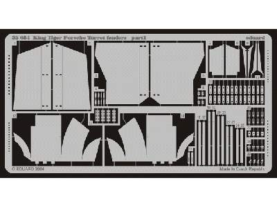  King Tiger Porsche fenders 1/35 - Dragon - blaszki - zdjęcie 2