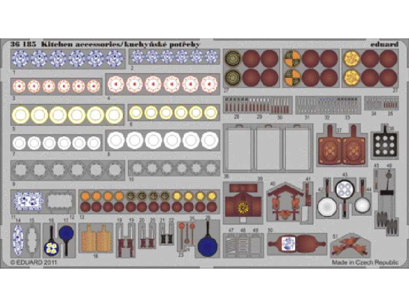 Kitchen Accessories - colour 1/35 - blaszki - zdjęcie 1 Kitchen Accessories - colour 1/35 - blaszki - zdjęcie 1