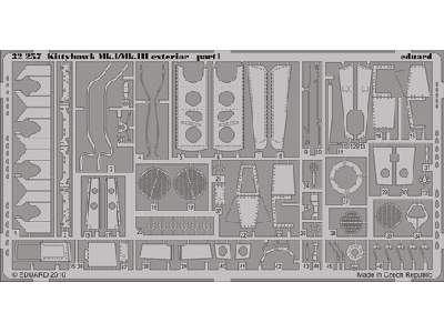  Kittyhawk Mk. I/Mk. III exterior 1/32 - Hasegawa - blaszki - zdjęcie 1