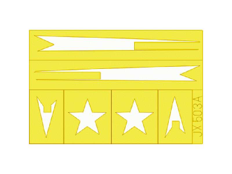 MiG-3 National Insignia 1/32 - Trumpeter - maski - zdjęcie 1 MiG-3 National Insignia 1/32 - Trumpeter - maski - zdjęcie 1