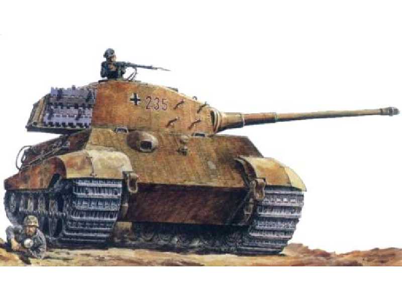 Tiger II with Henschell turret - zdjęcie 1 Tiger II with Henschell turret - zdjęcie 1