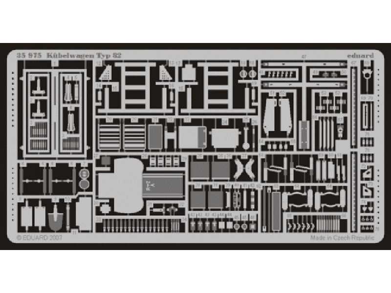 Kubelwagen Typ 82 1/35 - Bego - blaszki - zdjęcie 1 Kubelwagen Typ 82 1/35 - Bego - blaszki - zdjęcie 1