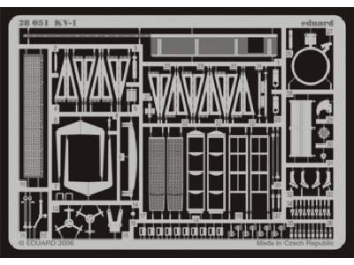  KV-1 1/48 - Tamiya - blaszki - zdjęcie 1