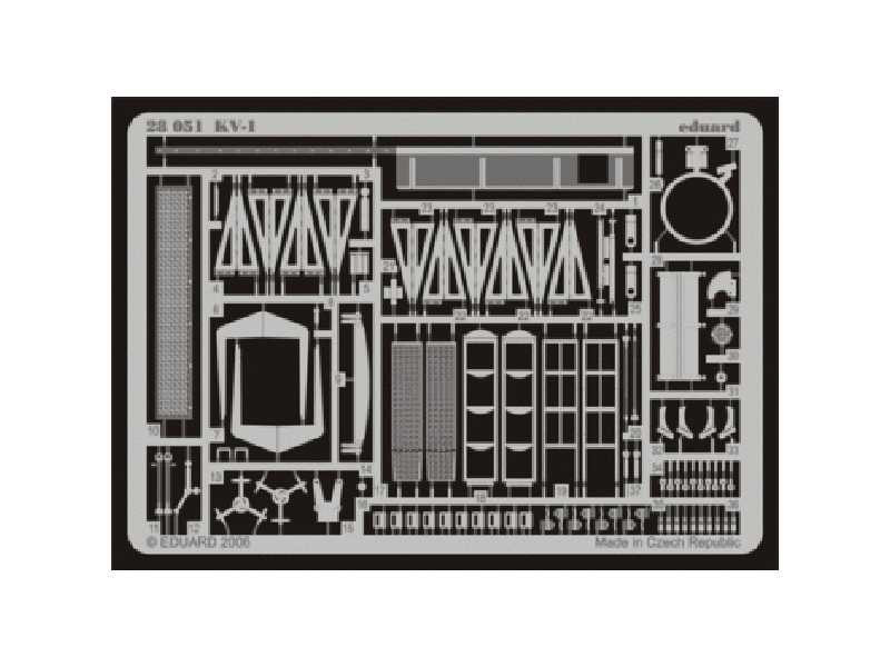 KV-1 1/48 - Tamiya - blaszki - zdjęcie 1 KV-1 1/48 - Tamiya - blaszki - zdjęcie 1