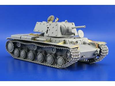  KV-1E 1/35 - Trumpeter - blaszki - zdjęcie 5