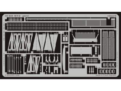  KV-2 1/35 - Trumpeter - blaszki - zdjęcie 1